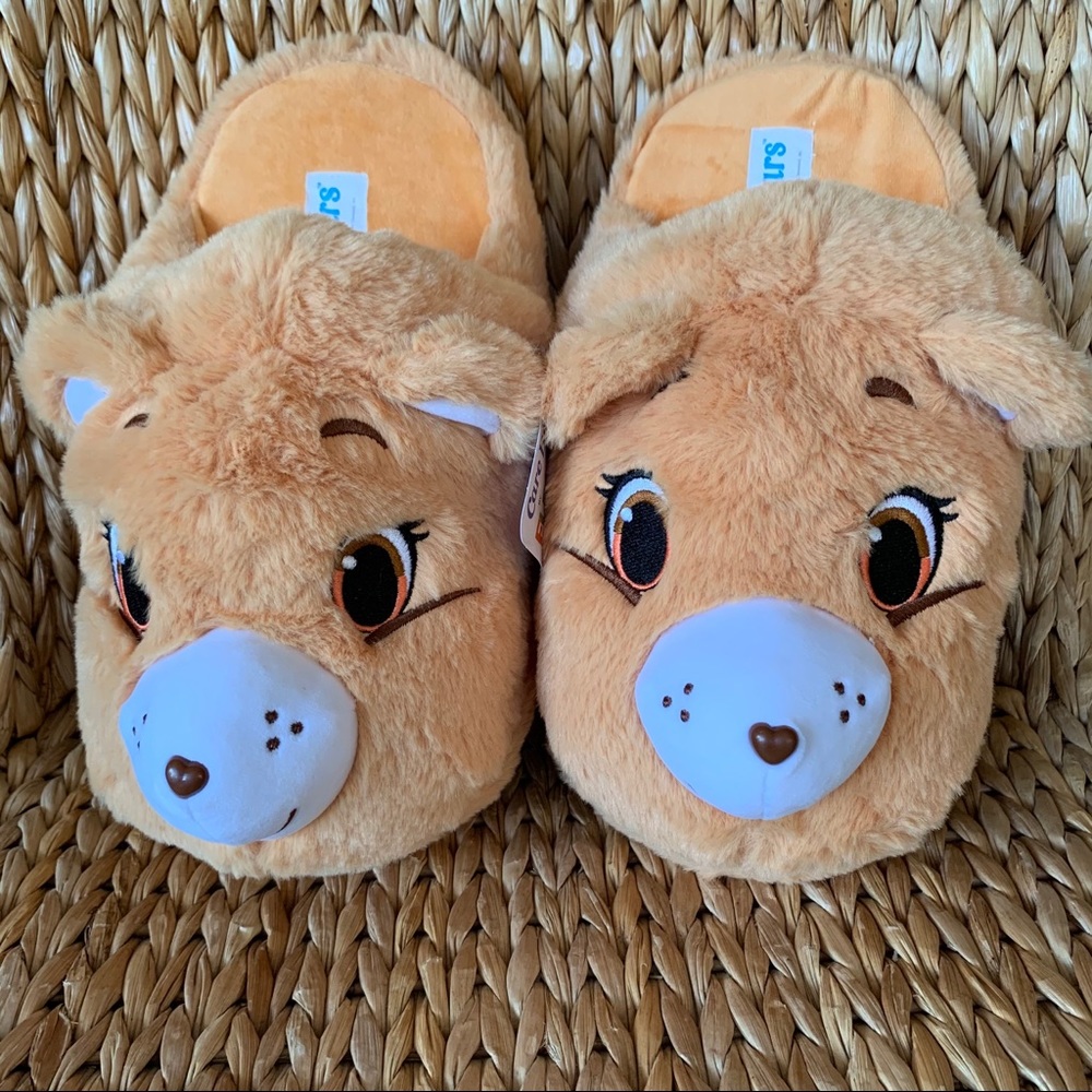 New Care Bears “Tenderheart Bear” Adult Slippers